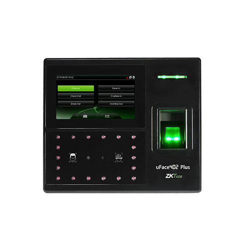 ZKTeco uFace402 Plus: Advanced Multi-Biometric Terminal for Access Control
