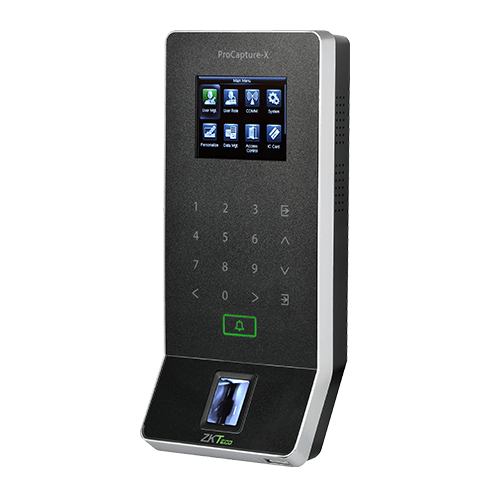 ZKTeco ProCapture-X: POE Fingerprint Access Control Terminal with Live Finger Detecting Capability