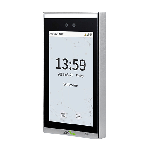 ZKTeco FaceDepot-7BL: Linux-Based Hybrid-Biometric Access Control Terminal with Visible Light Facial Recognition & Palm Recognition Features