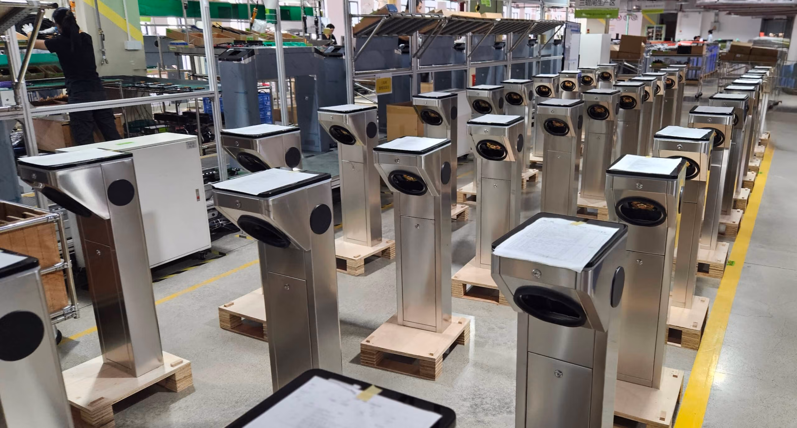 ZKTeco Stainless Steel Turnstile Manufacturing_4