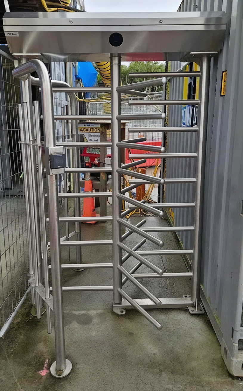 ZKTeco FHT2300 full-height turnstile for secure pedestrian access control