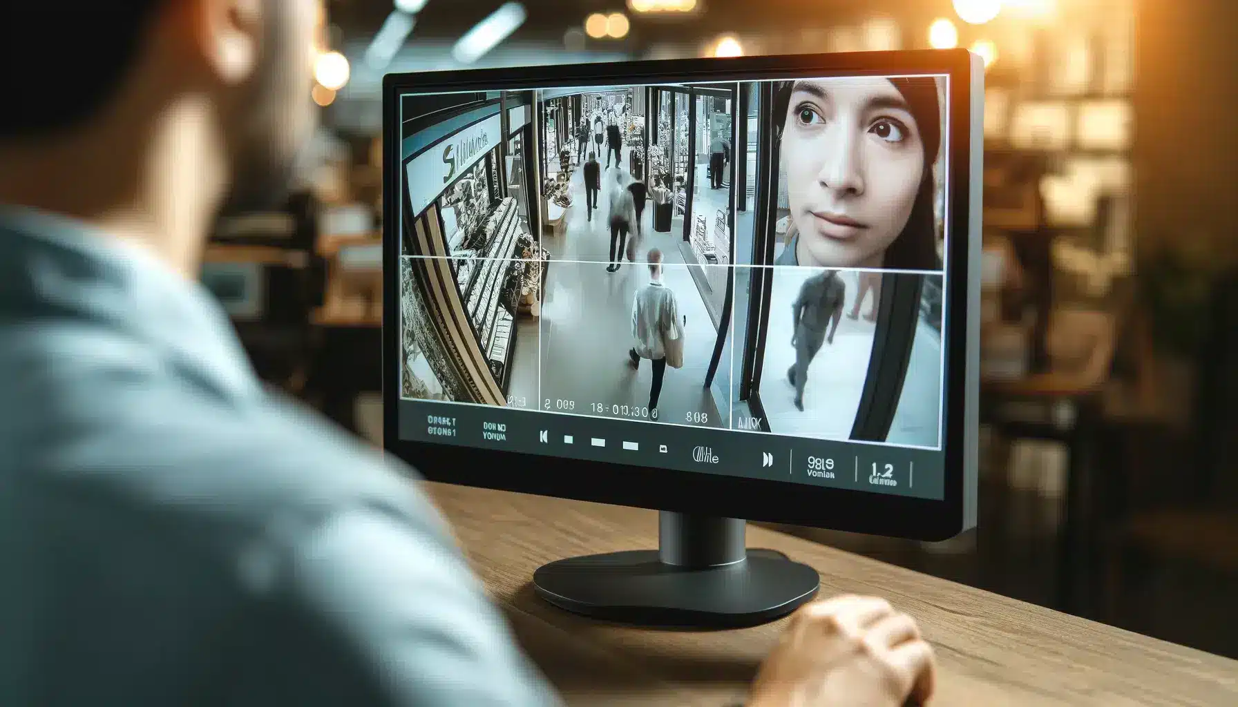 4K security camera close-up for detailed investigations.