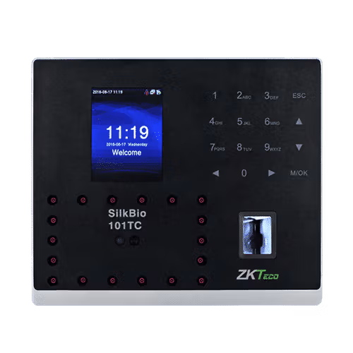 ZKTeco SilkBio-101TC: Advanced Multi-Biometric Time Attendance & Access Control Terminal