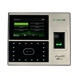 ZKTeco uFace800: Multi-Biometric Time Attendance & Access Control Terminal