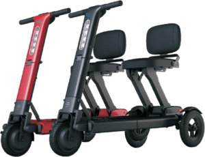 NGTeco SEC02 Mobility Scooter with foldable design, IATA-approved batteries, and advanced safety features for personal transportation