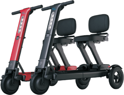 NGTeco SEC02 Mobility Scooter with foldable design, IATA-approved batteries, and advanced safety features for personal transportation