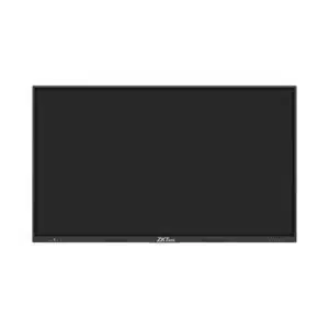 ZK-IWBE Series 4K Smart Interactive Whiteboard with Android 13, anti-glare glass, and multi-touch support.