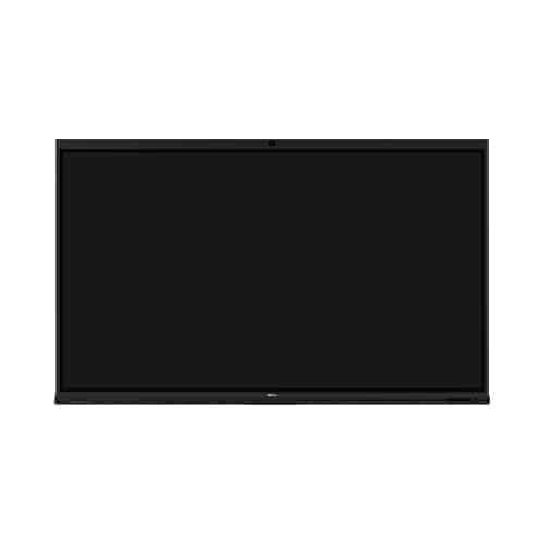 ZK-IWBM Series 4K Smart Interactive Whiteboard with an 8MP UHD camera, NFC support, and multi-touch functionality for meetings and education.