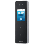 Armatura OmniAC20 hybrid biometric reader on a light background with a subtle shadow.