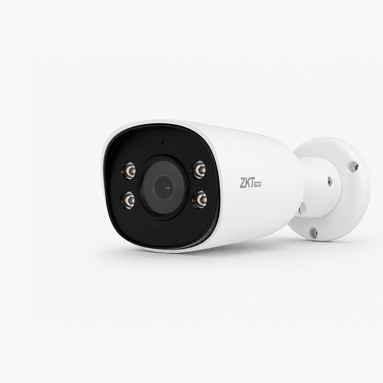 ZKTeco BL-852T48A-S6-S bullet CCTV camera on a light background with a subtle shadow.