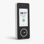 ZKTeco SpeedPalm V5L biometric access control and time attendance terminal on a light background.