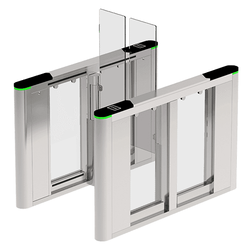 ZKTeco SBTL8000 Speed Gates – Stainless Steel Swing Turnstile with Biometric Access