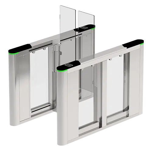 ZKTeco SBTL8000 Speed Gates – Stainless Steel Swing Turnstile with Biometric Access