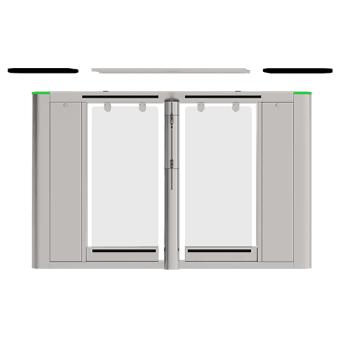 ZKTeco SBTL8000 Speed Gates – Stainless Steel Swing Turnstile with Biometric Access
