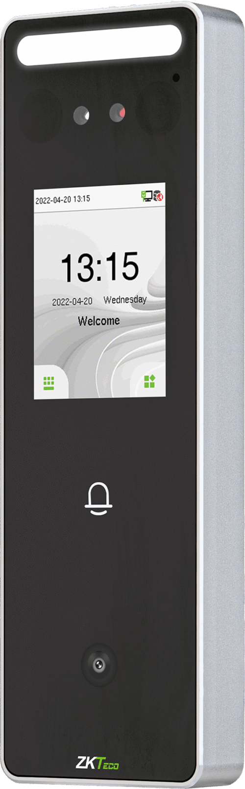 ZKTeco SpeedFace-V3L Touchless Facial Recognition Terminal with QR and ZKBio Zlink Support