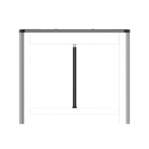 ZKTeco Saturn Swing Barrier Turnstile – RFID, QR, and Facial Recognition