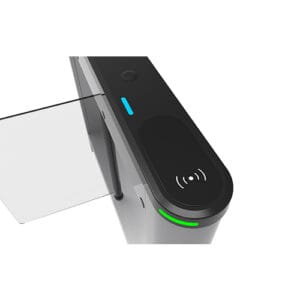 ZKTeco Saturn Swing Barrier Turnstile – RFID, QR, and Facial Recognition