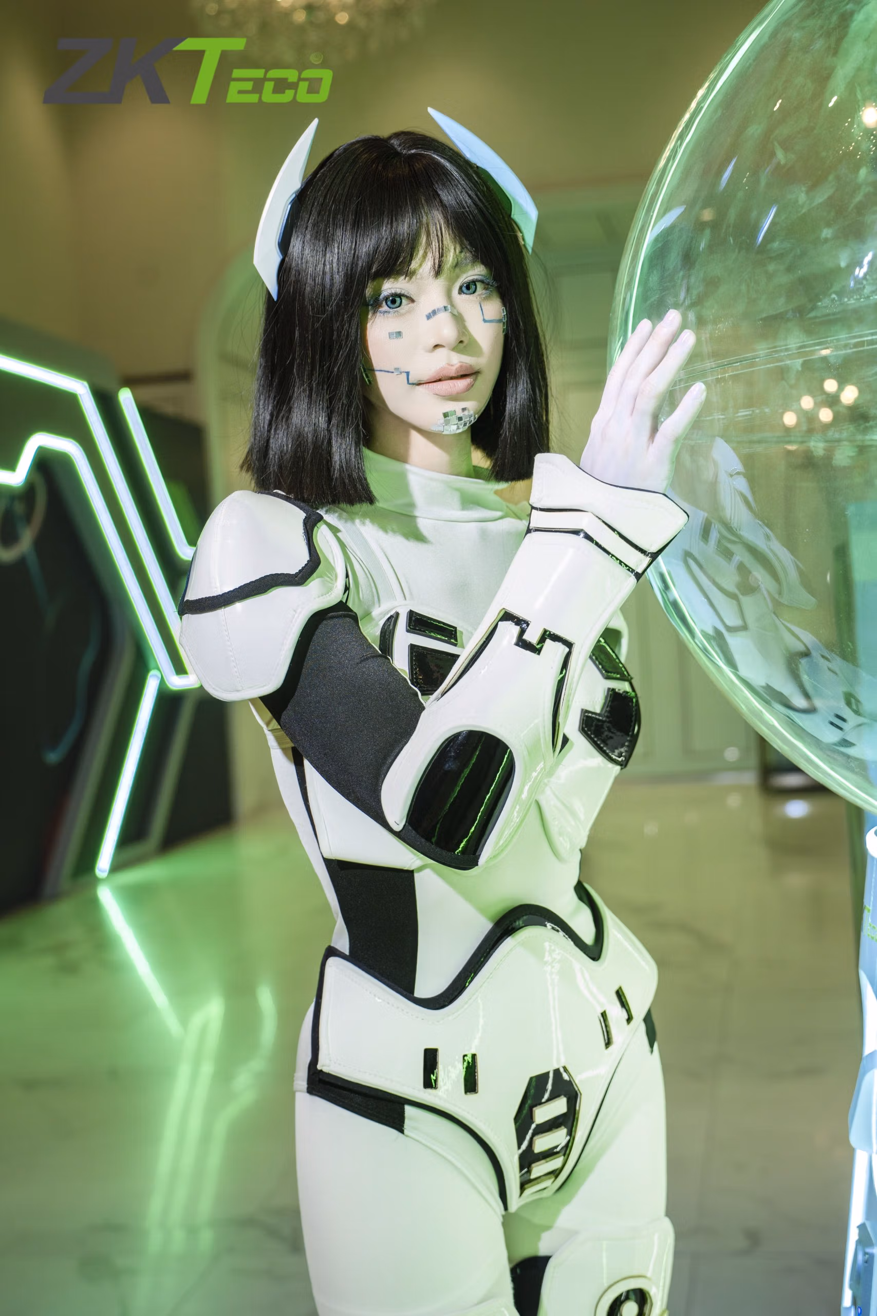 ZKTeco ZITA character representing AI-powered security innovation, unveiled at ZKTeco’s 2025 global event.