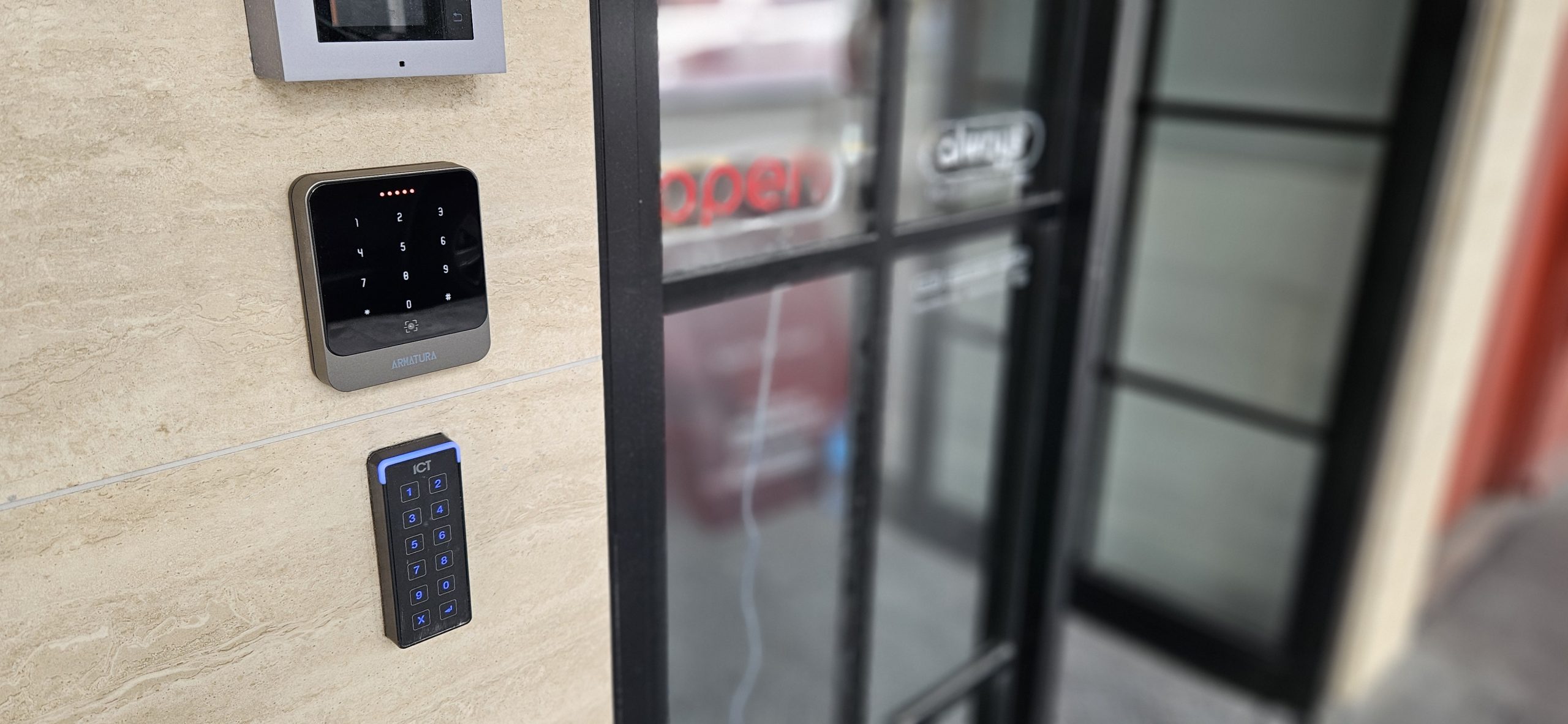 Member unlocking Always Pilates door using Dynamic QR on phone.