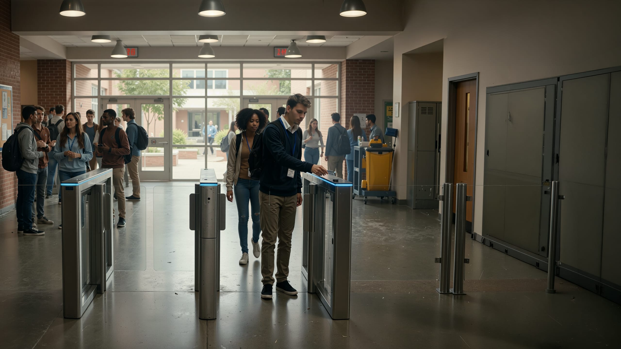 ZKTeco Comet Series Speed Gate Swing Barriers - NZTeco - Auckland New Zealand