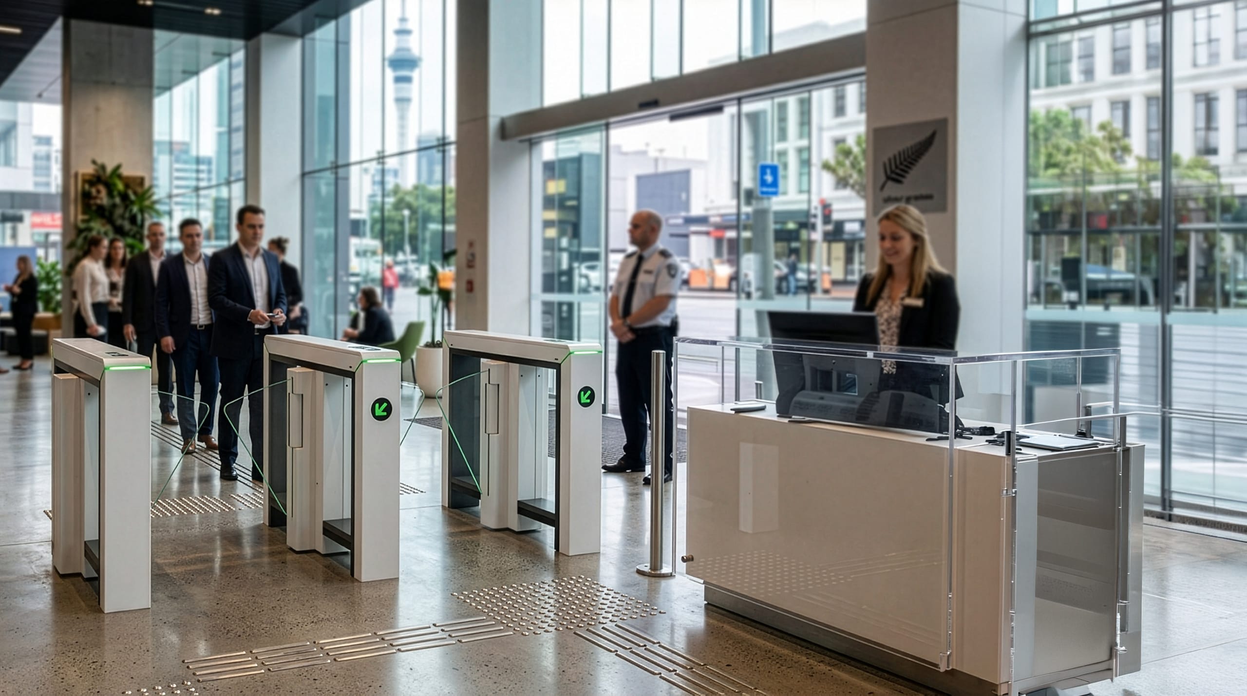 ZKTeco Mars Speed Gate Barriers - NZTeco - Auckland New Zealand