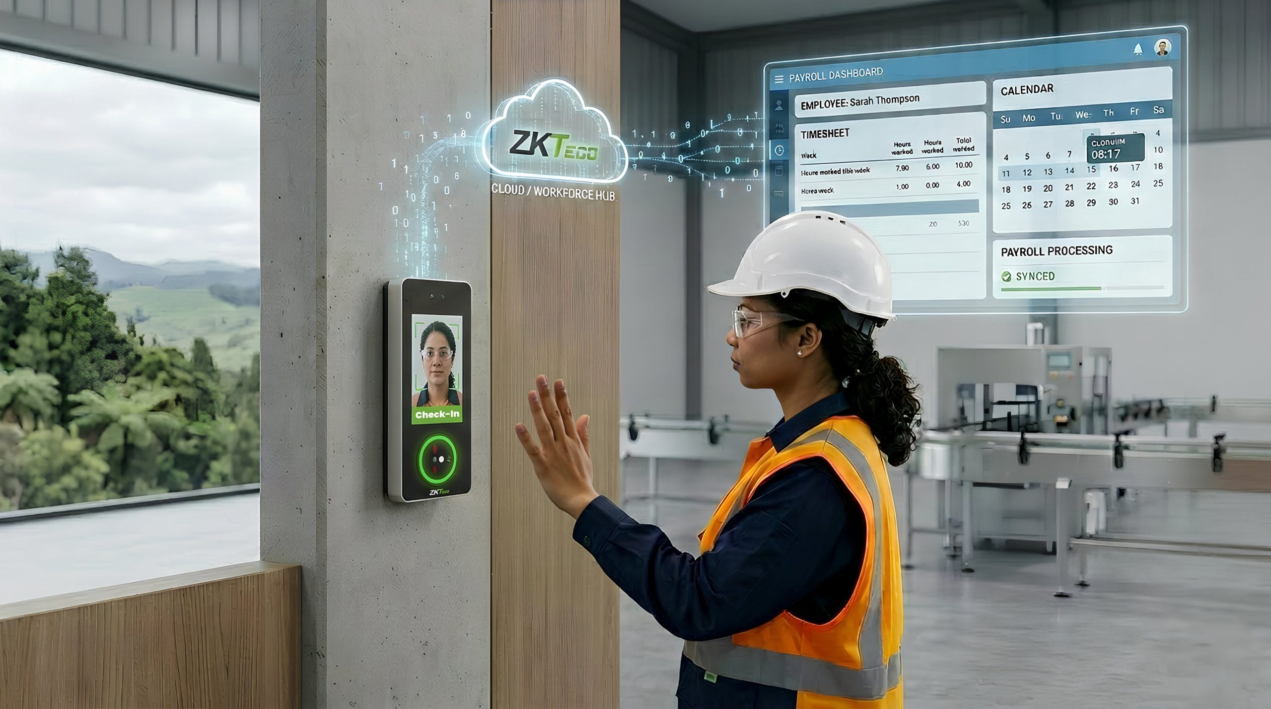 ZKTeco - NZTeco - Biometric Time and Attendance with Payroll export