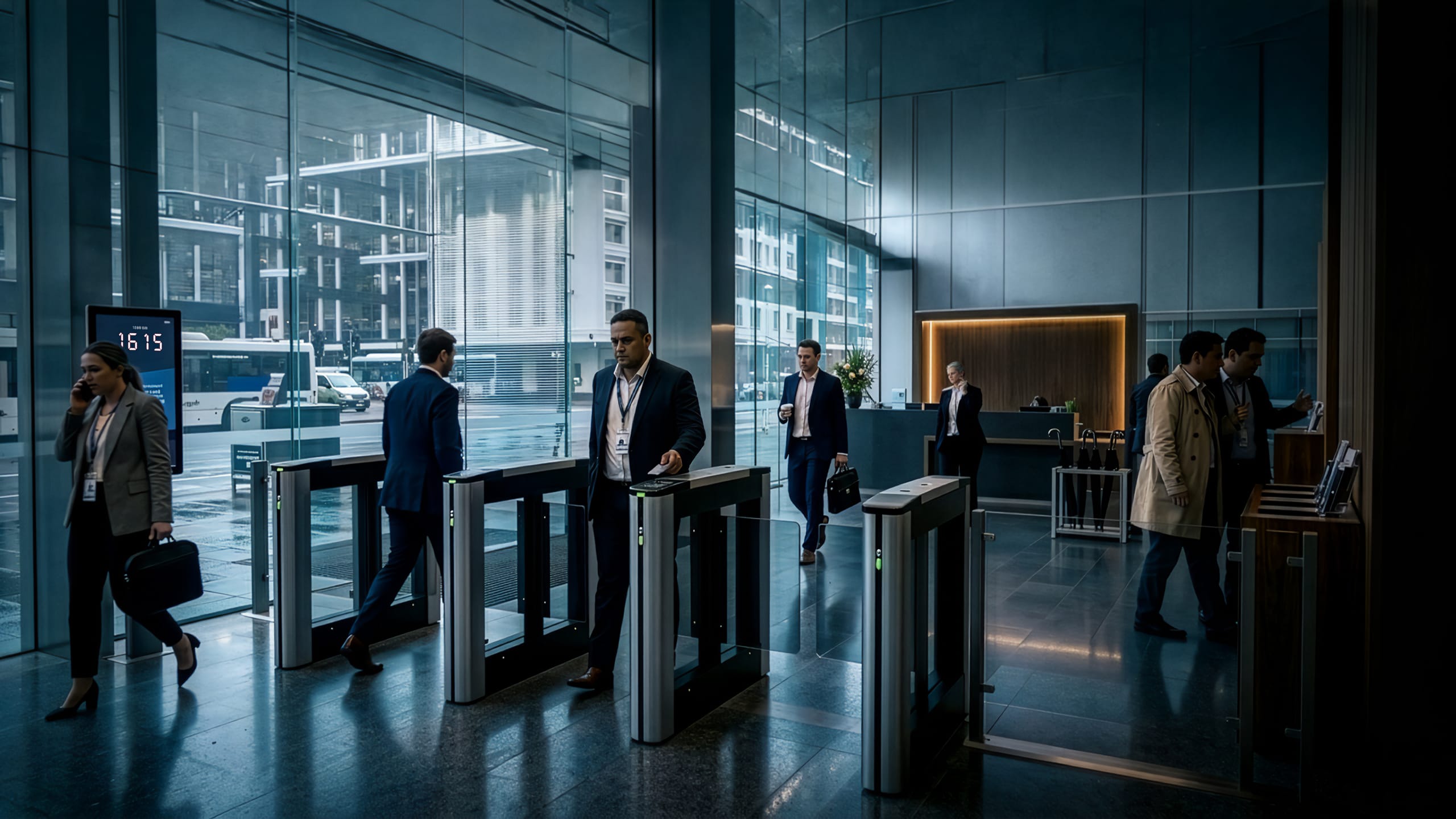 ZKTeco Saturn Pro Series Swing Barrier Turnstiles - NZTeco - Auckland New Zealand