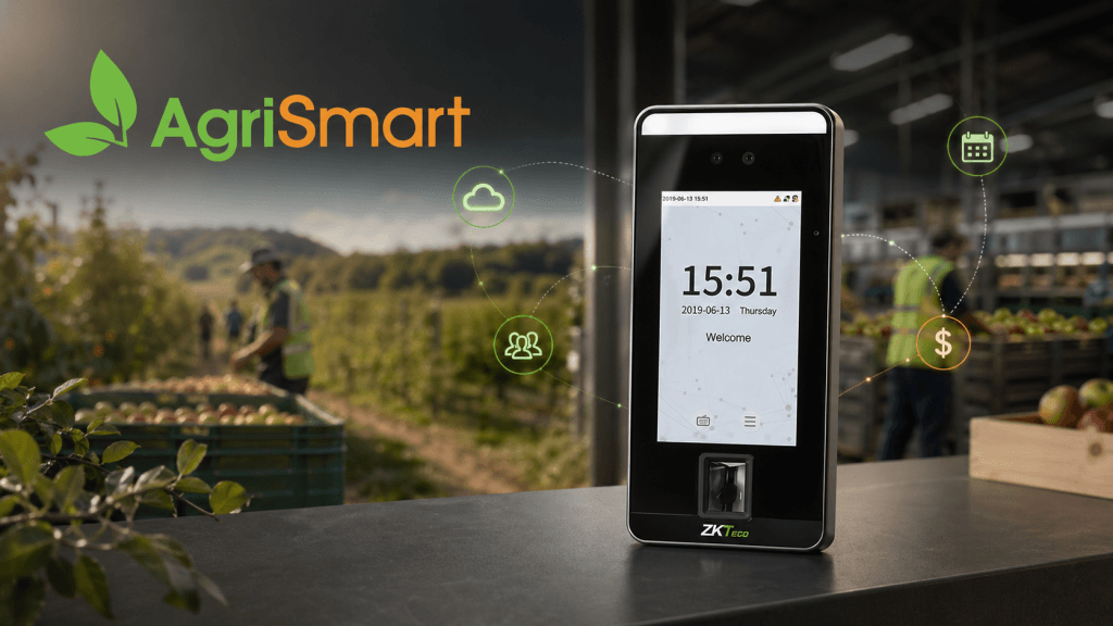 AgriSmart payroll integration case study using ZKBio Time API and biometric devices across New Zealand