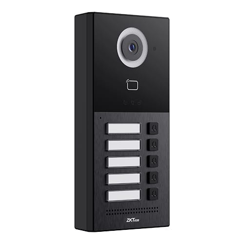 ZKTeco VE05-B21L smart video door station with NFC, RFID and PoE support