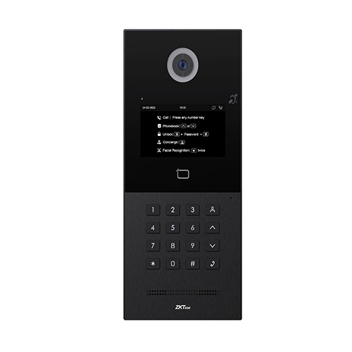 ZKTeco VEX-B24A smart video outdoor station with face recognition and RFID access
