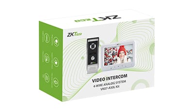 ZKTeco VK07-A50L 4-wire villa video intercom kit with 2MP outdoor camera