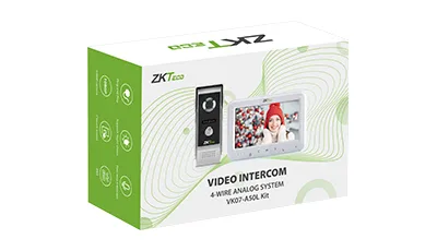 ZKTeco VK07-A50L 4-wire villa video intercom kit with 2MP outdoor camera