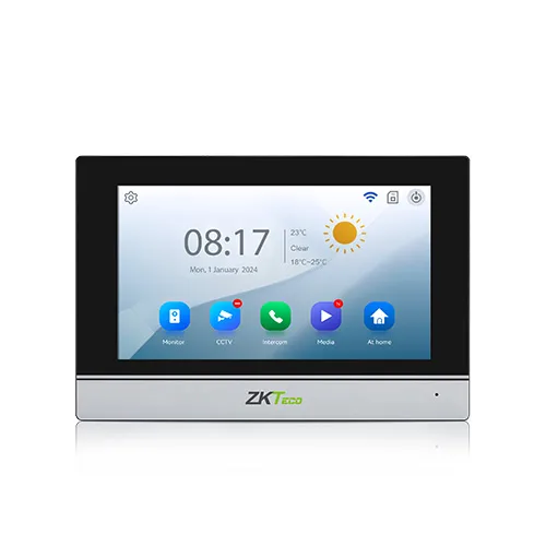 ZKTeco VK07-C52L 4-wire villa video intercom kit with ZSmart app support - Indoor Monitor