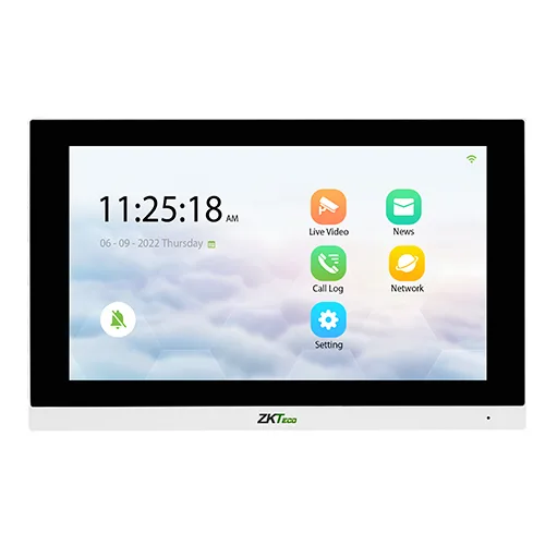 ZKTeco VT07-B01 smart IP indoor video monitor with 7 inch touch screen