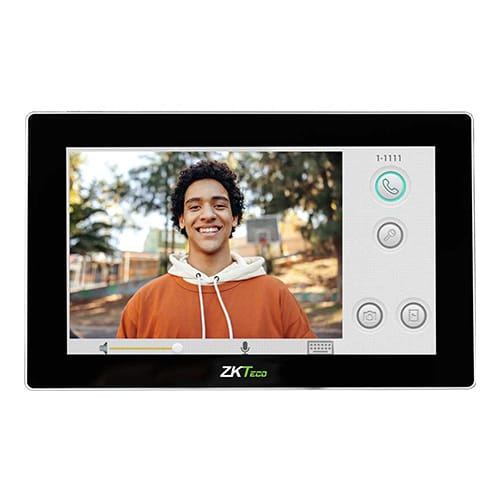 ZKTeco VT10-B21L smart video indoor monitor with 10.1 inch touch screen