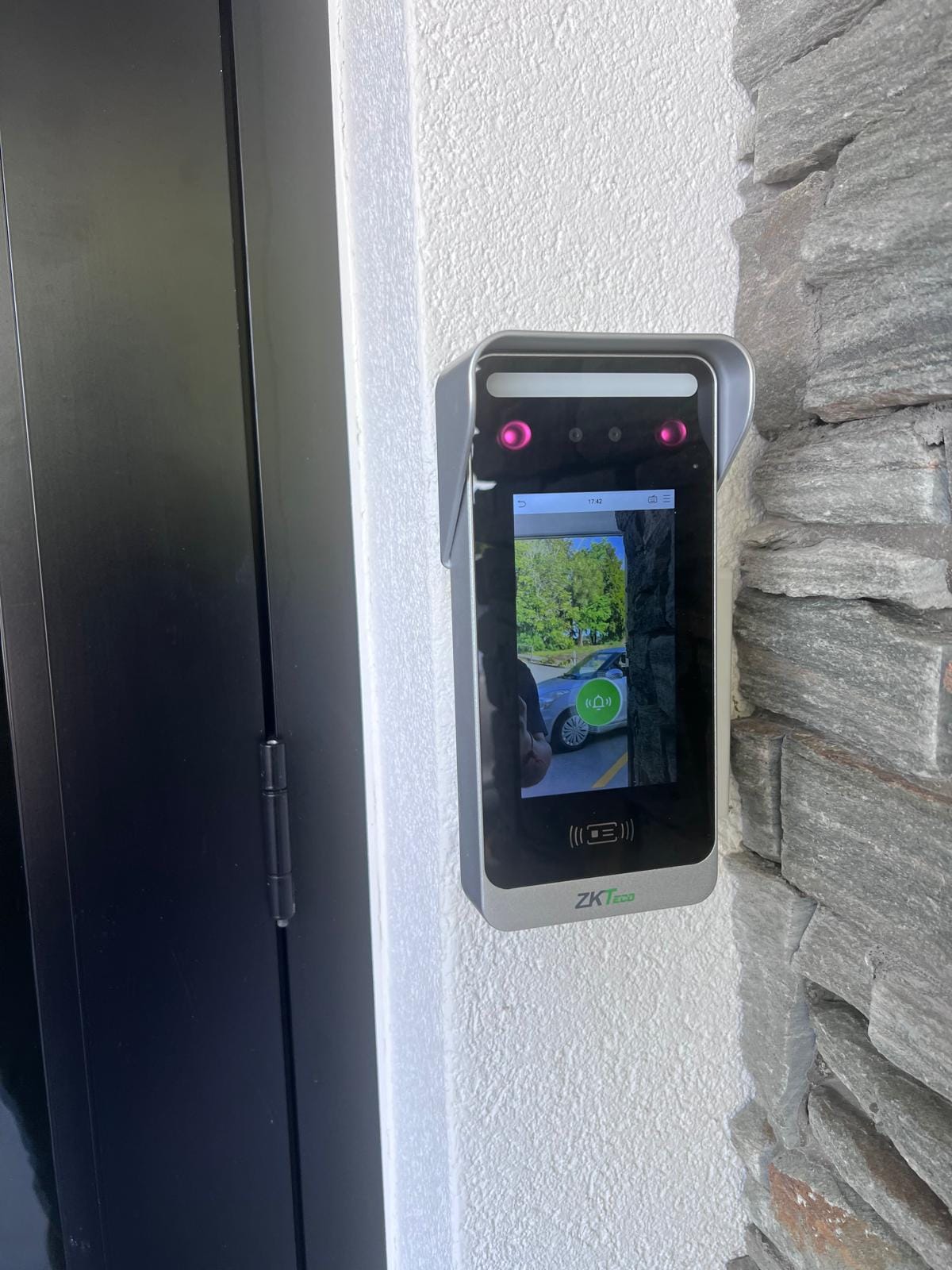 ZKTeco SpeedFace M4 installed at Quail Ridge Country Club by Daynamic Security - Supplied by NZTeco Limited