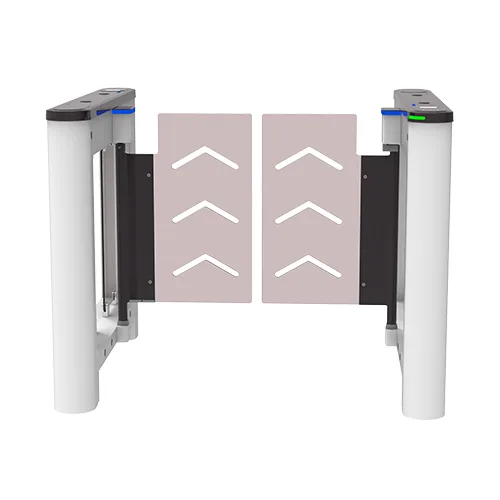 ZKTeco Saturn-S1000 Pro single-lane smart swing barrier front view