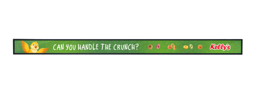 ZKDigimax Bar Signage LCD shelf display showing a retail promotion