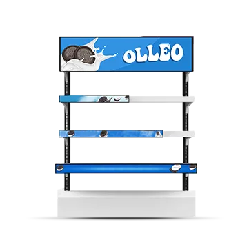 ZKDigimax Bar Signage retail shelf display with LCD shelf screens and electronic shelf labels