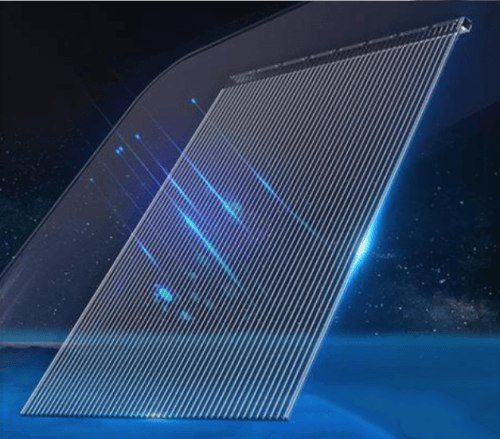 ZKDigimax DG01-A8 transparent LED film panel for glass signage