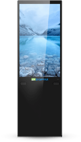 ZKDigimax DG03-A1F standing digital signage 43 49 and 55 inch Full HD display