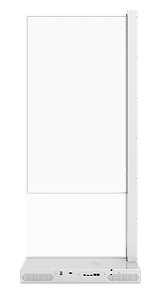 Rear view of the ZKDigimax DG03-A7T55 O-LED transparent AI display