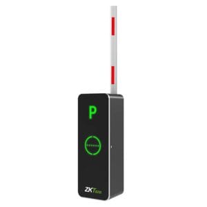 BGM1000 barrier with vertical raised arm and green LED indication