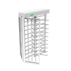ZKTeco FHT3300 three-blade full height turnstile, angled front view